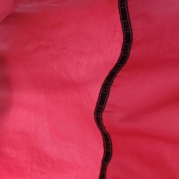 Vintage Elle Sports Pink Zip Up Mesh Oversized Windbreaker Jacket - Picture 5 of 8
